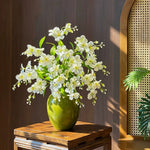 Nordic Luxury White Jasmine Artificial Flower Arrangement realistic artificial flower arrangement – product view 3