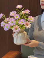 Ethereal Lilac Bloom Artificial Flower Arrangement realistic artificial flower arrangement – product view 3