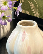 Soft Lavender Oxalis Artificial Flower Arrangement with Vase realistic artificial flower arrangement – product view 6