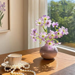 Lavender Clematis Whisper Artificial Flower Arrangement realistic artificial flower arrangement – product view 4