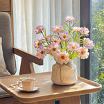 Ethereal Lilac Bloom Artificial Flower Arrangement realistic artificial flower arrangement – product view 7