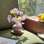 Lavender Clematis Whisper Artificial Flower Arrangement realistic artificial flower arrangement – product view 5